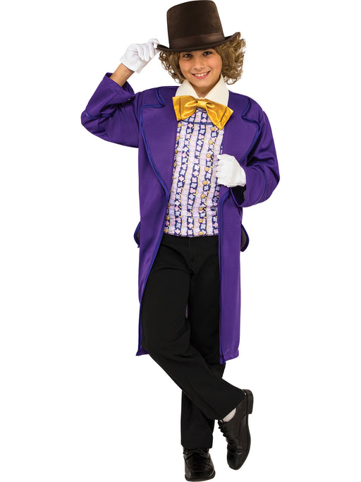 Charlie and the Chocolate Factory Boys Willy Wonka Costume - costumesupercenter.com