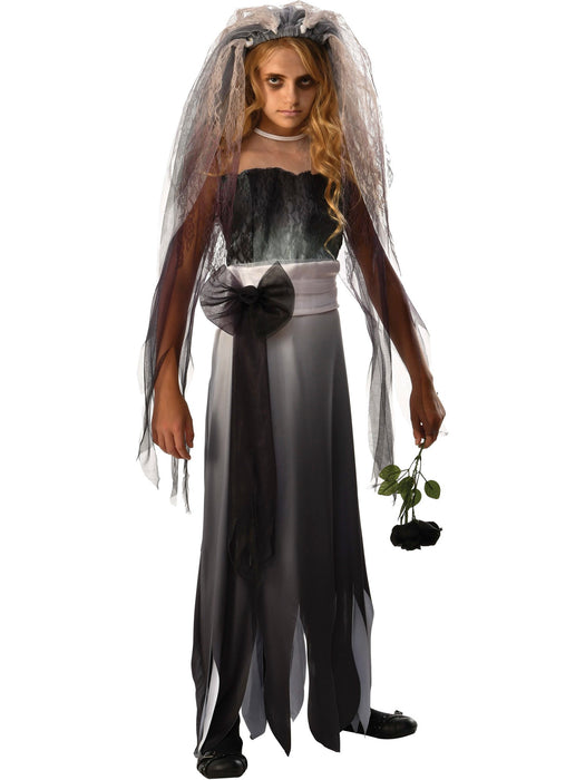 Girls Zombie Bride Costume - costumesupercenter.com