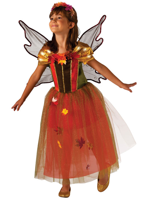 Girls Autumn Fairy Costume - costumesupercenter.com