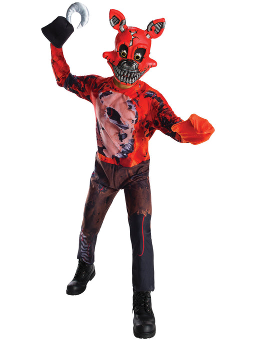 Kids Nightmare Foxy Costume - costumesupercenter.com