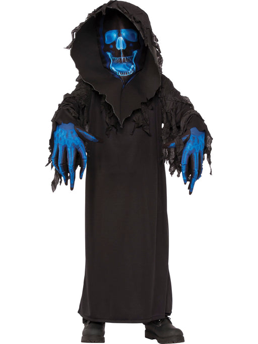 Boys Skull Phantom Costume - costumesupercenter.com