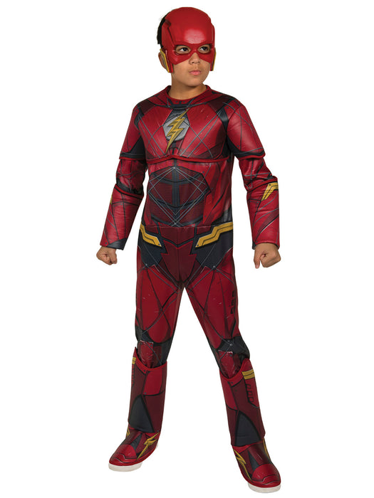 Boys Justice League Flash Costume Deluxe - costumesupercenter.com