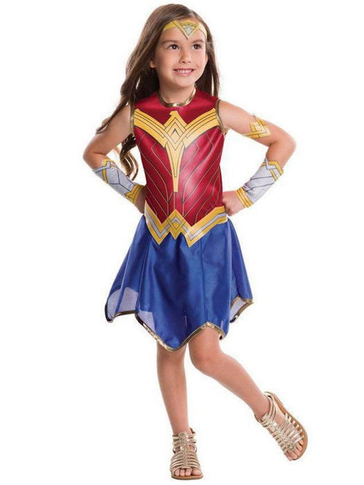 Justice League Girls Wonder Woman Costume - costumesupercenter.com