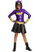DC Super Hero Girls Kids Batgirl Hoodie Dress - costumesupercenter.com