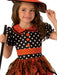 Polka Dot Witch Costume for Girls - costumesupercenter.com