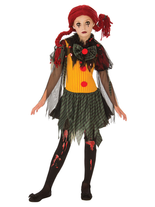 Zombie Clown Girls Costume - costumesupercenter.com