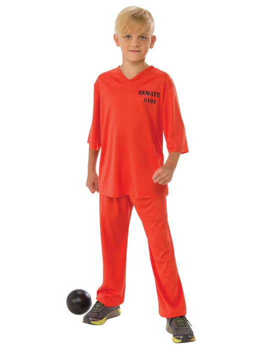 Inmate 101 Costume for Boys - costumesupercenter.com