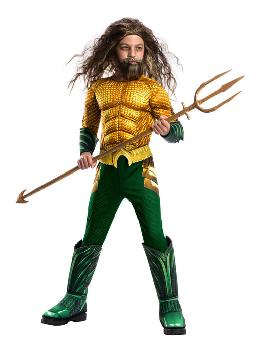 Aquaman Movie Deluxe Child Aquaman Costume - costumesupercenter.com