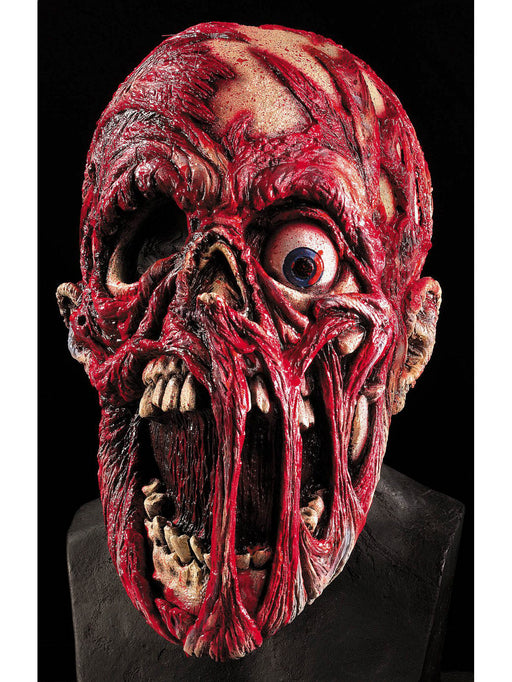Adult Screamin' Corpse Overhead Latex Face Mask - costumesupercenter.com