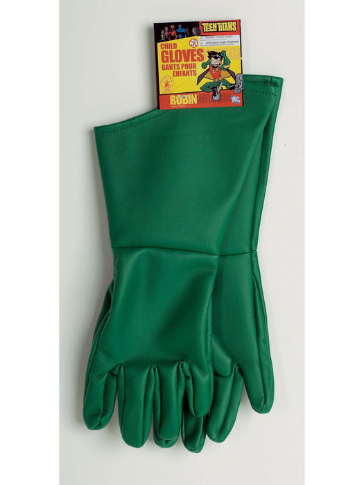 Robin Child Superhero Gloves - costumesupercenter.com