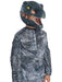 Velociraptor Movable Jaw Kids Mask - costumesupercenter.com