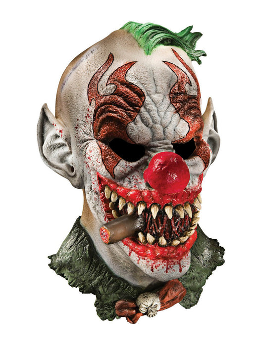 Fonzo Clown Latex Face Mask - costumesupercenter.com