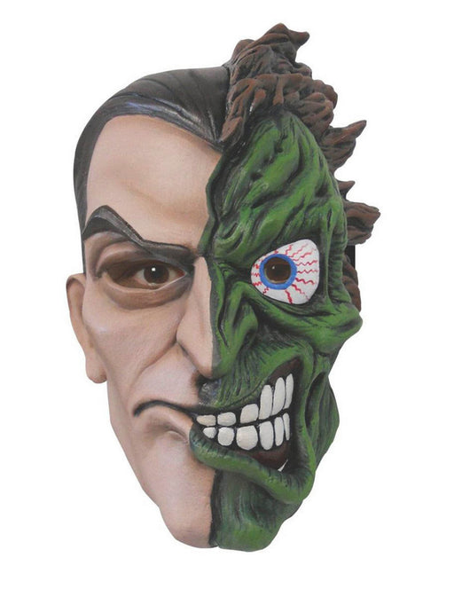 Adult DC Comics Two-Face  Overhead Latex Mask - costumesupercenter.com