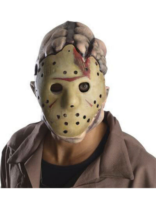 Latex Deluxe Jason Mask for Adult - costumesupercenter.com