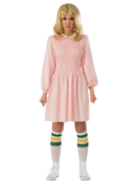 Stranger Things Replica Elevens Adult Dress - costumesupercenter.com