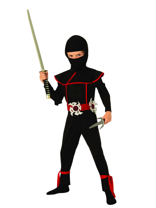 Kids Husky Stealth Ninja Costume - costumesupercenter.com