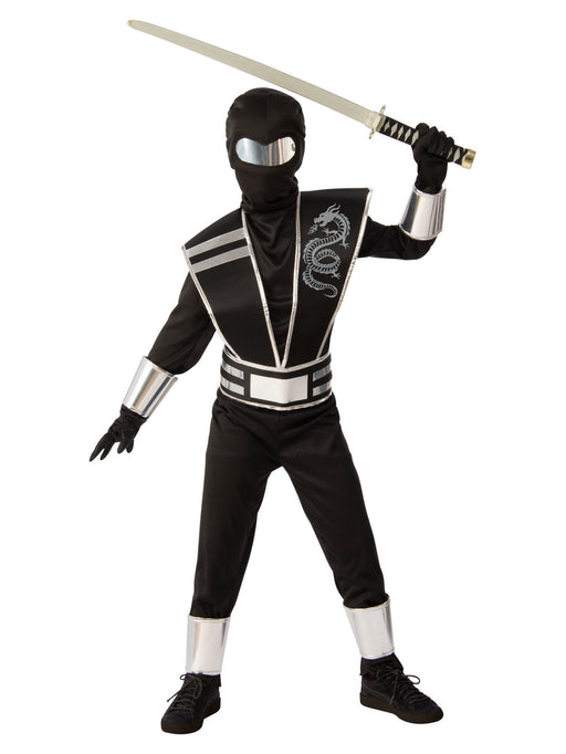 Mirror Ninja Silver Costume - costumesupercenter.com