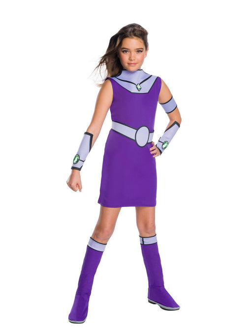 Teen Titans Go Movie Kids Deluxe Starfire Costume - costumesupercenter.com