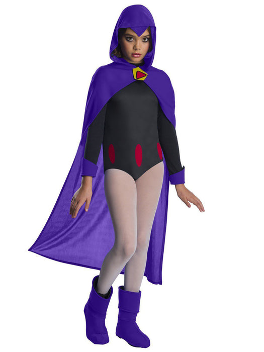 Teen Titans Go Movie Kids Deluxe Raven Costume - costumesupercenter.com