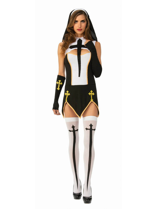Bad Habit Sinning Nun Costume - costumesupercenter.com
