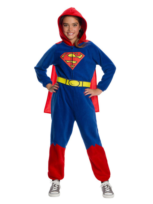 DC Super Heroes Girls Superman Jumpsuit - costumesupercenter.com