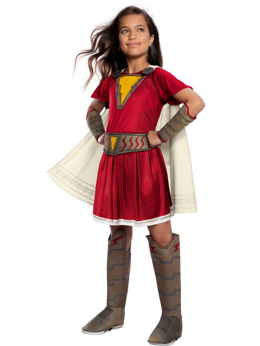 Girls' DC Comics Shazam Mary Marvel Costume - Deluxe - costumesupercenter.com