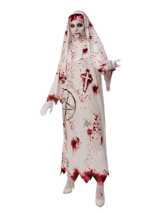Women's Bloody Nun Costume - costumesupercenter.com