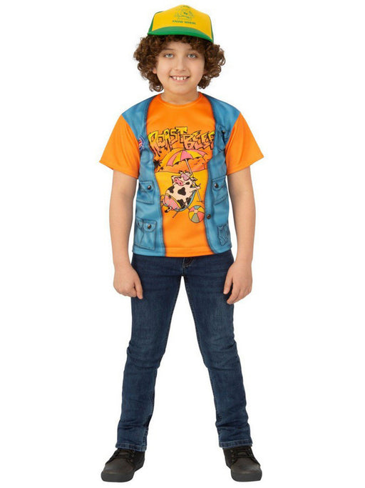 Dustin Kids "Roast Beef" T-Shirt - Stranger Things 3 - costumesupercenter.com
