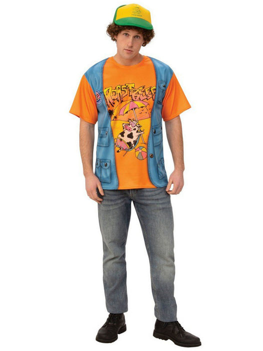 Adult Dustin "Roast Beef" T-Shirt - Stranger Things 3 - costumesupercenter.com