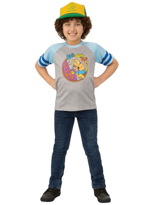 Dustin Kids "Arcade Cats" T-Shirt - Stranger Things 3 - costumesupercenter.com