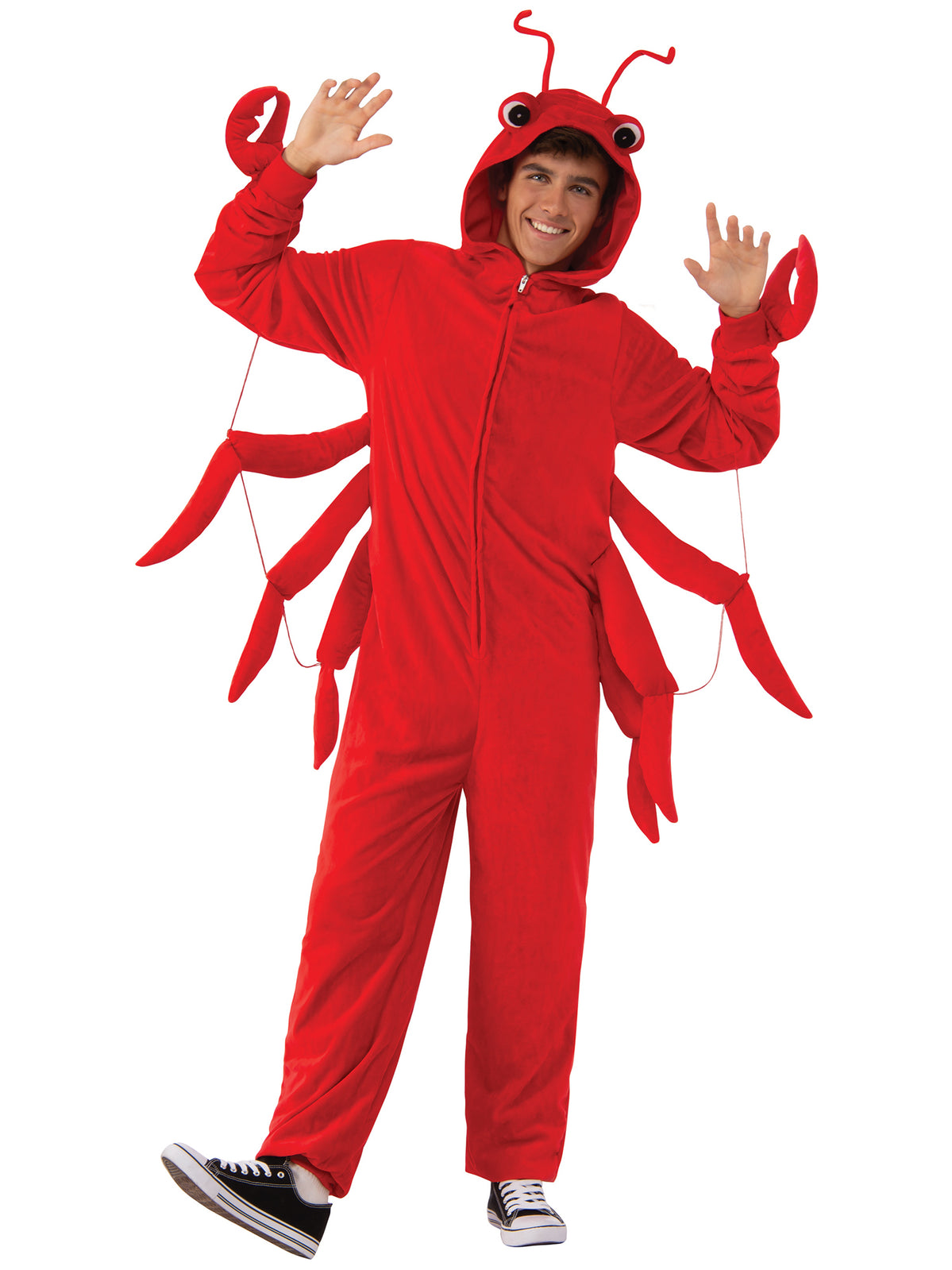 Morph Opblaasbaar kreeftkostuum voor volwassenen, grappige lofsters, zeebewoners, carnaval, Halloween, dierkostuum voor volwassenen