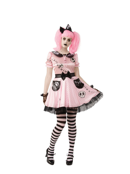 Adult Pink Skeleton Costume - costumesupercenter.com