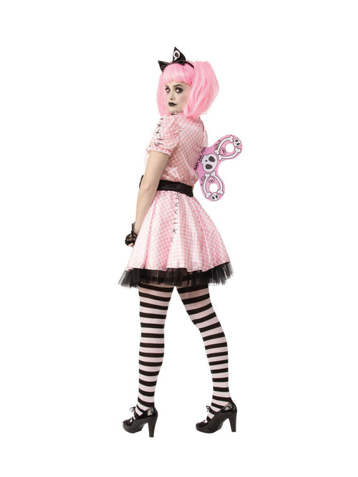 Adult Pink Skeleton Costume - costumesupercenter.com