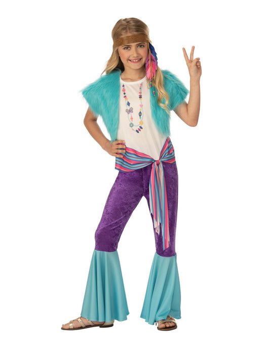 Happy Hippie Girl Costume - costumesupercenter.com