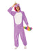 Comfy Wear Purple Unicorn Costume - costumesupercenter.com