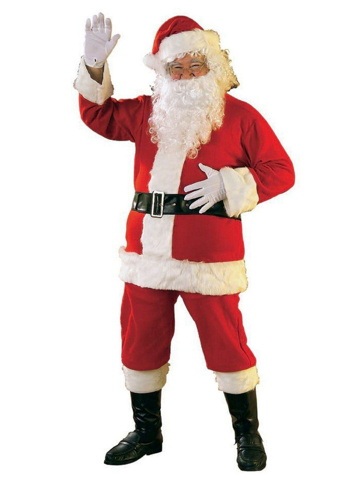 Flannel XXXL Promotional Santa Suit — Costume Super Center