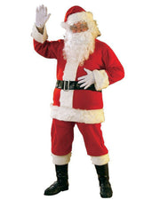 Flannel XXXL Promotional Santa Suit — Costume Super Center