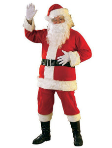 Flannel XXXL Promotional Santa Suit — Costume Super Center