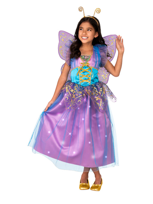 Kids Light Up Purple Fairy Costume - costumesupercenter.com