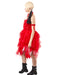 Women's The Suicide Squad 2 Harley Quinn Red Dress - costumesupercenter.com