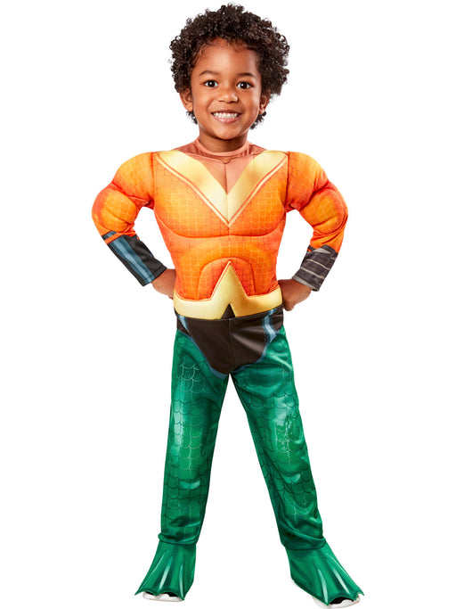 Toddler DC League of Super Pets Aquaman Costume - costumesupercenter.com