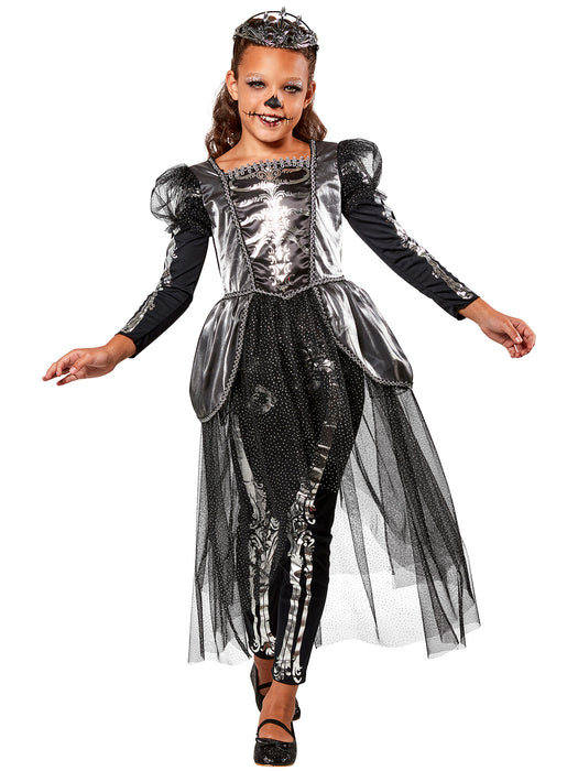 Girls' Skeleton Princess Costume - costumesupercenter.com