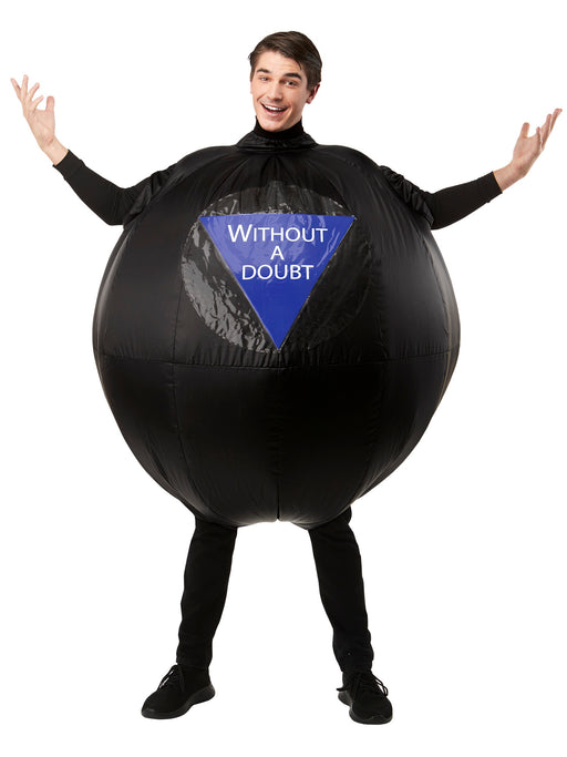 Adult Mattel Games Magic 8-Ball Inflatable Costume - costumesupercenter.com