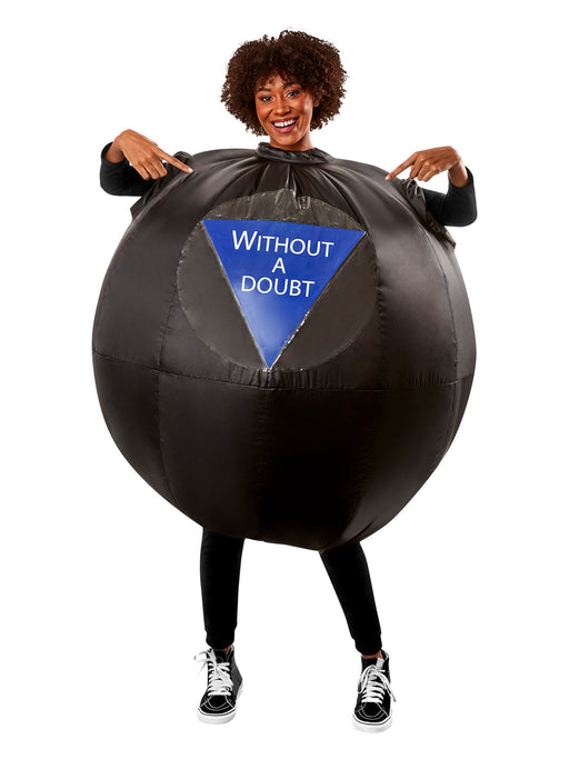 Adult Mattel Games Magic 8-Ball Inflatable Costume - costumesupercenter.com