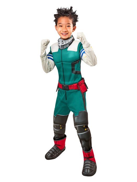 Kids Deluxe My Hero Academia Izuku Midoriya Costume - costumesupercenter.com