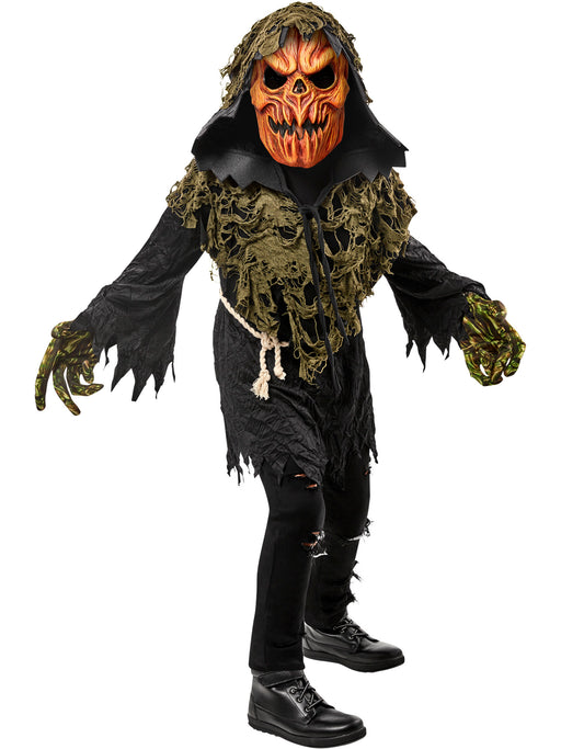 Boys' Pumpkin Ghoul Costume - costumesupercenter.com