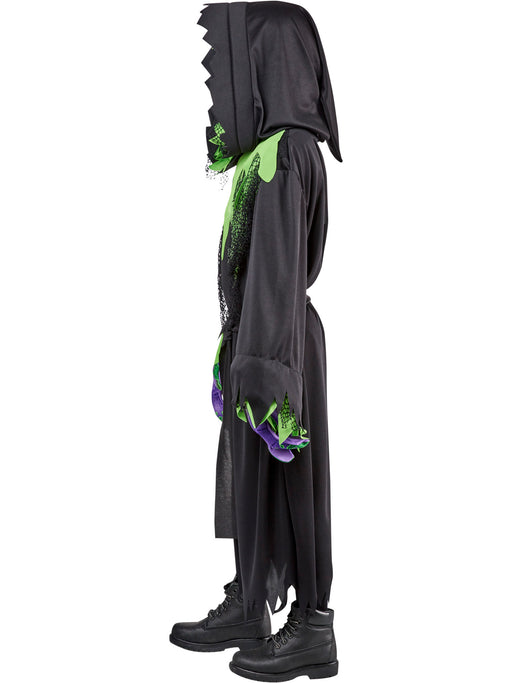 Boys' Green and Purple Eyeball Demon Costume - costumesupercenter.com