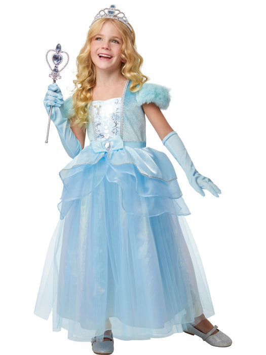 Kids Blue Princess Costume - costumesupercenter.com