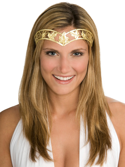 Adult Gold Leaf Tiara - costumesupercenter.com
