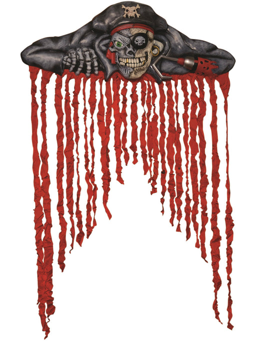 Pirate Fabric Door Topper - costumesupercenter.com